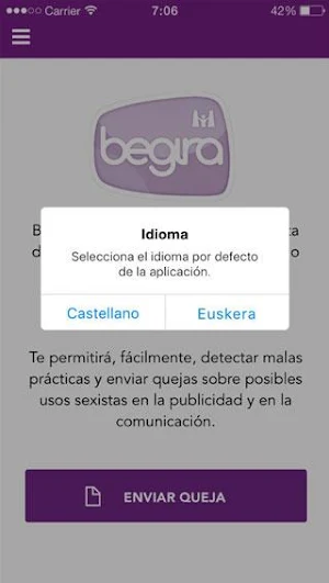 BEGIRA app Screenshot 1