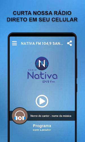 NATIVA FM 104,9 SANTANA BA Screenshot 1