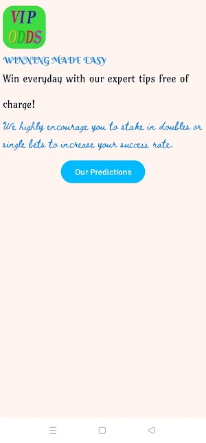 Betting Tipster - Sure Odds Screenshot 1