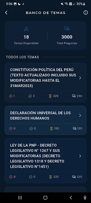 Ascenso PNP - Examen 2025 Screenshot 2