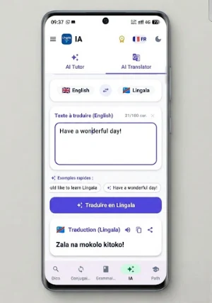 Lingala Guide IA Screenshot 3