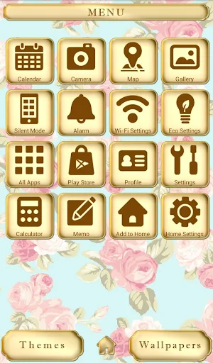 Cute Theme-Elegant Floral- Screenshot 1