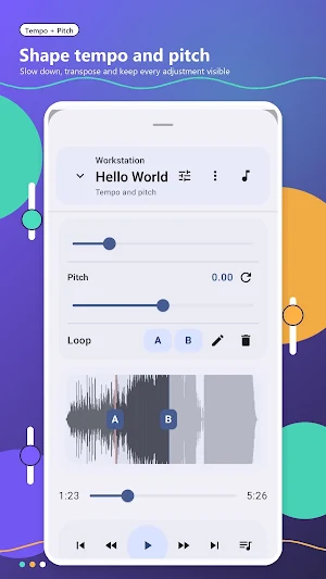 ToneFlux: Music Speed & Pitch Screenshot 1