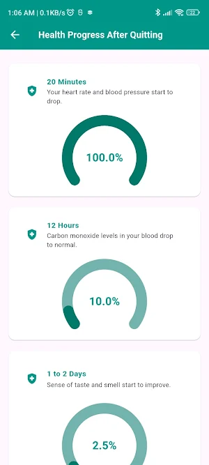 Quit Smoking - Quit Tracker Screenshot 2