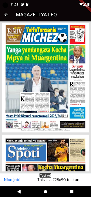 MEZA YA GAZETI TANZANIA Screenshot 3