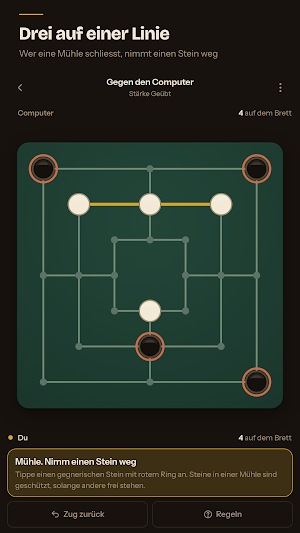 Mühle Brettspiel Screenshot 2