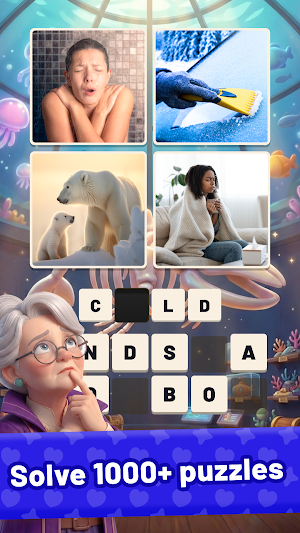 4 Pics 1 Word: Magic Museum Screenshot 1