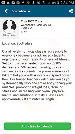 True Hot Yoga Screenshot 3