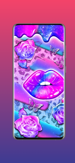 Glitter Girly Wallpaper Screenshot 1