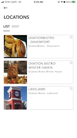 Ovation Bistro - Official Screenshot 1