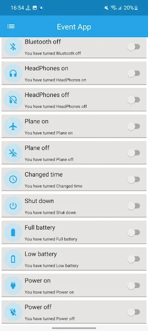 System event sounds Screenshot 0