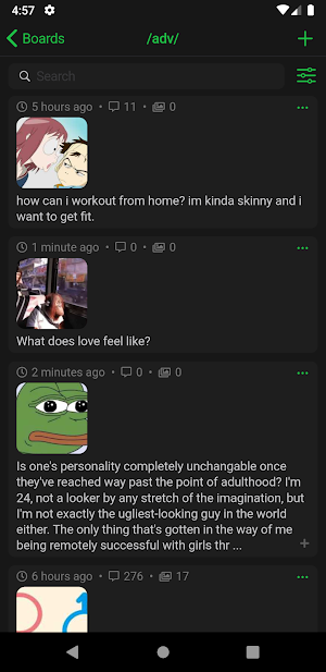 Zchan - 4chan and 2ch reader Screenshot 1