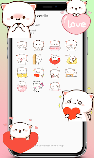 Animated Mochi Cat Mochi 2022 Screenshot 2