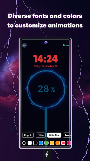 Charge Battery Effect Screen Screenshot 1