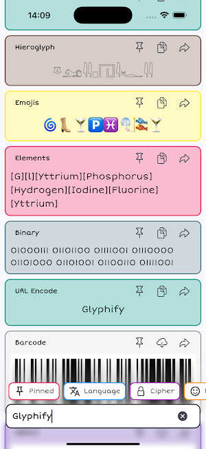 Glyphify Screenshot 2
