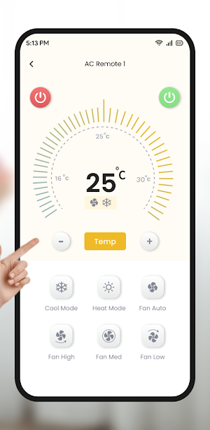 Smart AC Remote for Hitachi Screenshot 1
