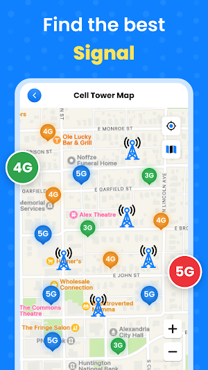 5G/4G Cell Tower Finder Screenshot 0