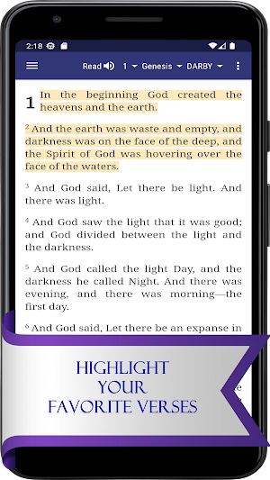 Holy Bible Darby Screenshot 1