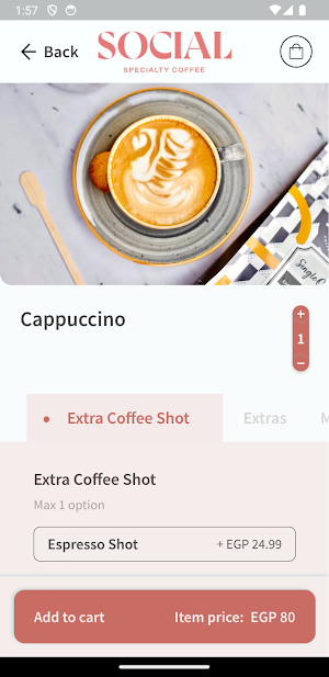 Social Specialty Coffee Screenshot 1