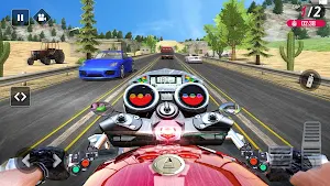 Bike Racing Moto Traffic Rider Screenshot 1