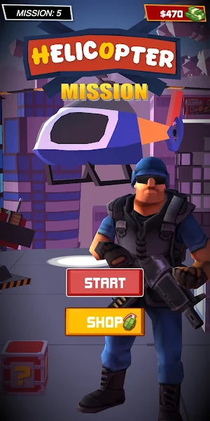Crazy Helicopter Mission Screenshot 0