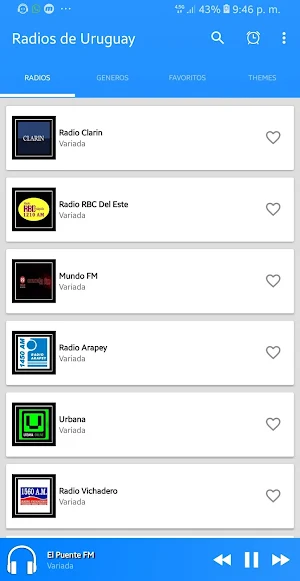 Radios de Uruguay Screenshot 2