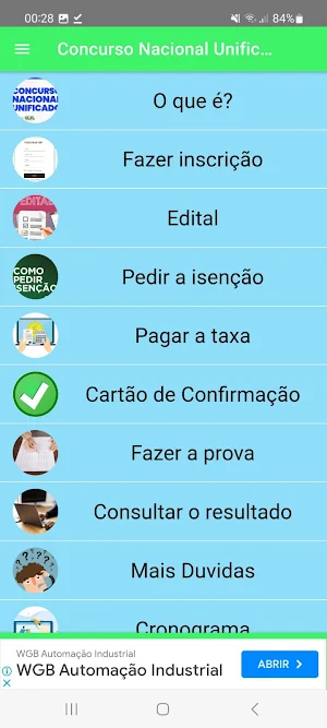 Concurso Unificado Guia Screenshot 0