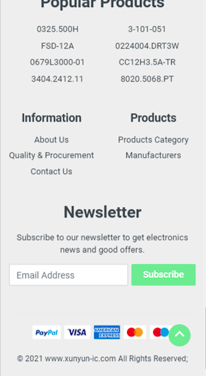 Xinyun Electronic Components Screenshot 3