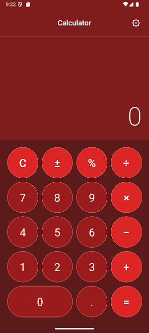 Calculator App Screenshot 1
