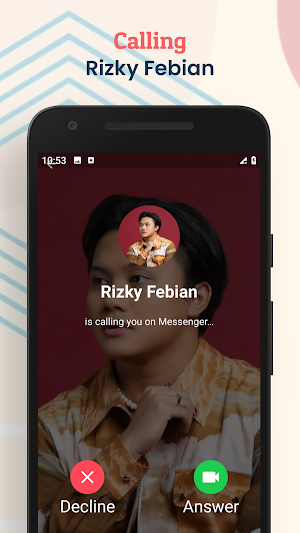 Rizky Febian Fake Chat & VC Screenshot 2