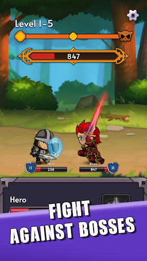 Battle hero: Level up journey Screenshot 1