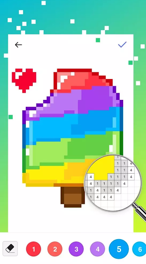 UNICORN - Color By Number & Pixel Art Coloring Screenshot 1