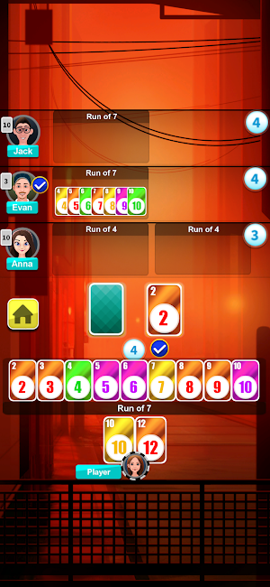 Phase card rummy classic fun Screenshot 1