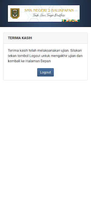EXAM SMKN 2 BALIKPAPAN Screenshot 2