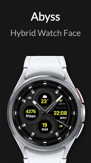 Abyss: Hybrid Watch Face Screenshot 1