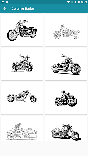 harley coloring book Screenshot 3