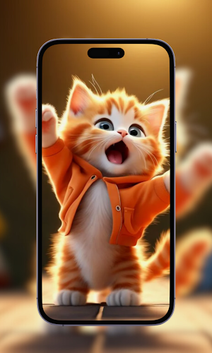 Cute Kitten Wallpaper for Cats Screenshot 2