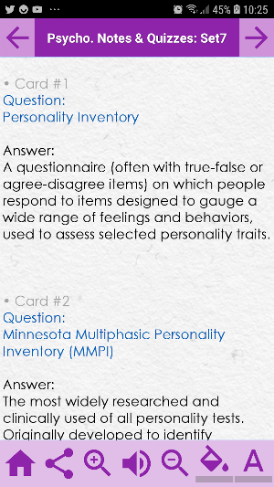 Psychology Body of Knowledge:C Screenshot 2