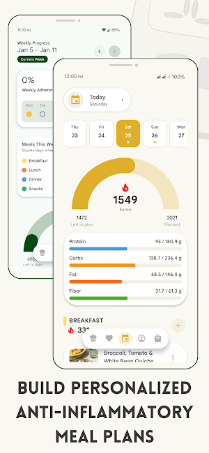 Anti Inflammatory Meal Prep Screenshot 1