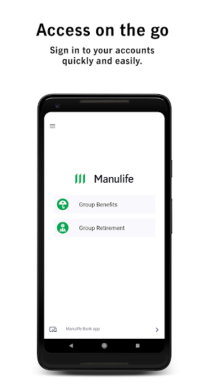 Manulife Mobile Screenshot 0