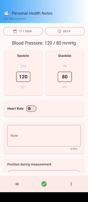 Personal Health Notes Screenshot 3