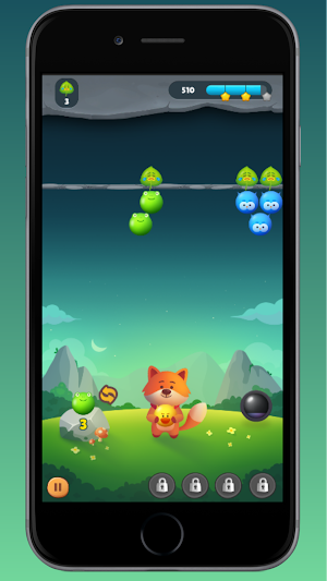 Foxy Popping Balls. Screenshot 2