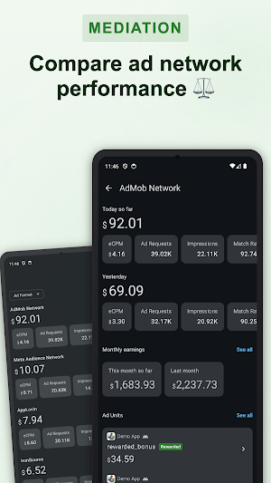 AdMonitor: Dashboard for AdMob Screenshot 2