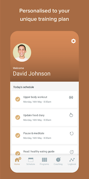 Elevate Fitness Program Screenshot 1