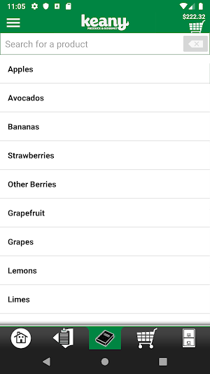 Keany Mobile Ordering Screenshot 2