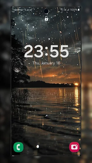 Realistic Rain Live Wallpaper Screenshot 3