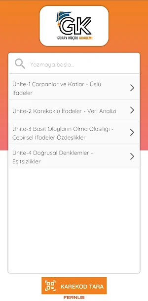 Güray Küçük Akademi Çözüm Kalesi Screenshot 0