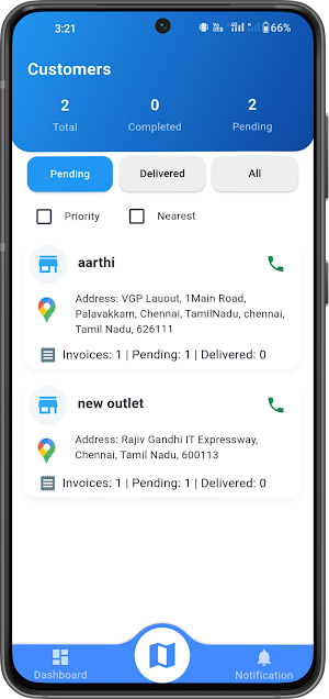 DeliveryNXT Screenshot 2