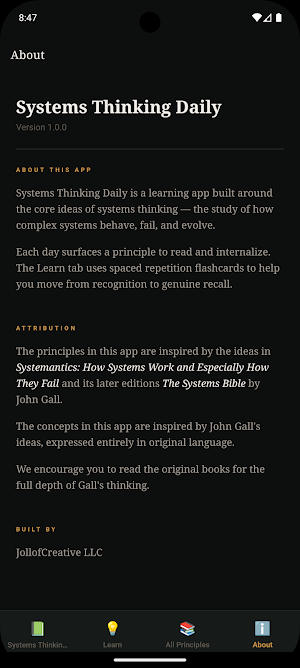 Systems Thinking Daily Screenshot 1