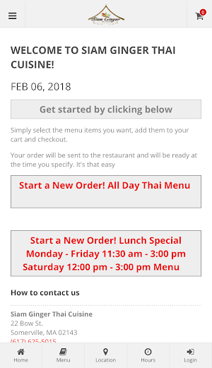 Siam Ginger Thai Cuisine Screenshot 0